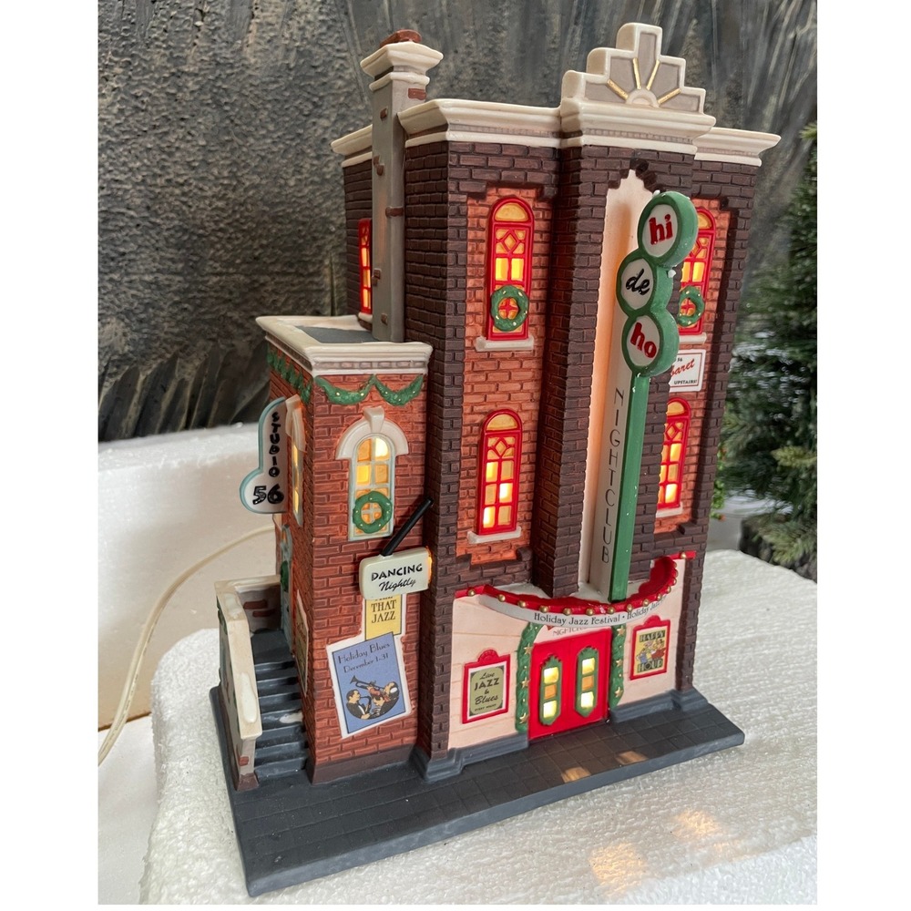 Dept 56 Christmas In The City HI-DE-HO NIGHTCLUB 58925 Heritage Village CIC